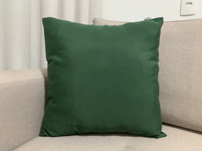 Kit 4 Capas Almofadas Decorativa 40x40 Verde Coqueiro