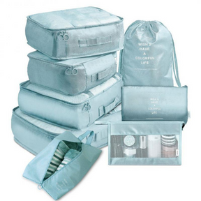 Kit Organizador de Guarda Roupa e Malas 8 Peças