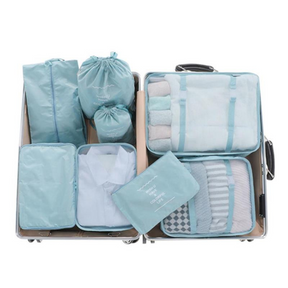 Kit Organizador de Guarda Roupa e Malas 8 Peças